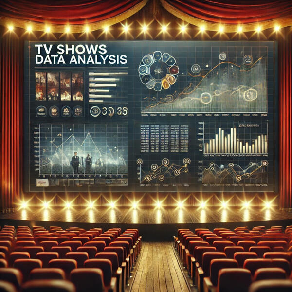 This Python project leverages pandas and Streamlit for in-depth analysis of TV show data and explores relationships between TV show attributes such as genres, networks, languages, ratings, and status.